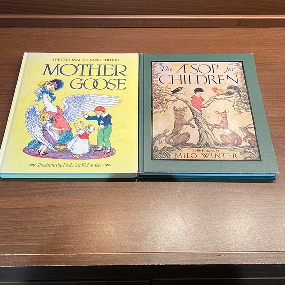 Books The Aesop for Children and Mother Goose Hardcover books - Picture 1 of 6